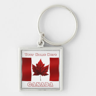 Llavero de la bandera de Canadá del llavero del