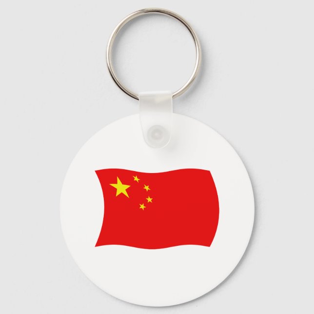 Llavero de la bandera de China (Anverso)