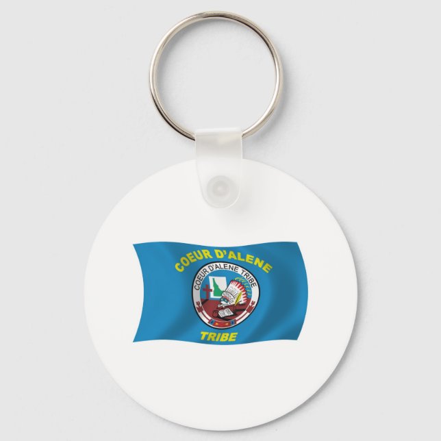 Llavero de la bandera de Coeur d'Alene (Anverso)