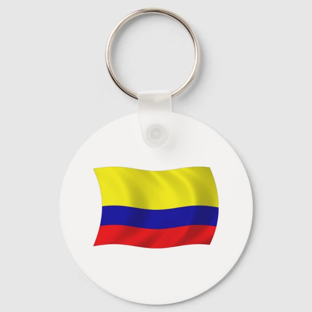 Llavero de la bandera de Colombia (Anverso)