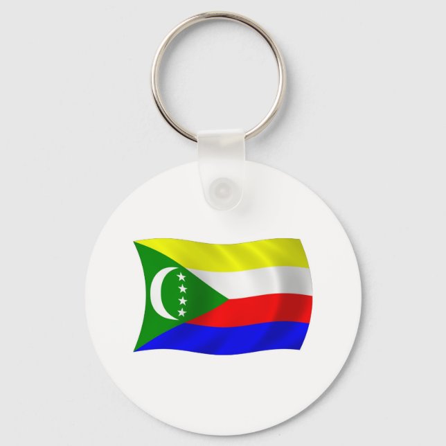Llavero de la bandera de Comoras (Anverso)