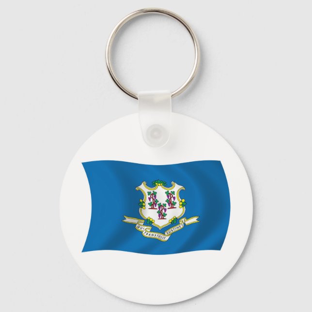 Llavero de la bandera de Connecticut (Anverso)