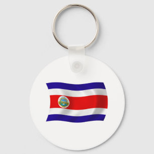 Llavero de la bandera de Costa Rica