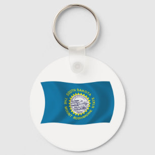 Llavero de la bandera de Dakota del Sur