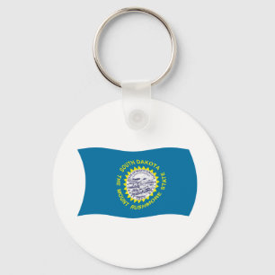 Llavero de la bandera de Dakota del Sur
