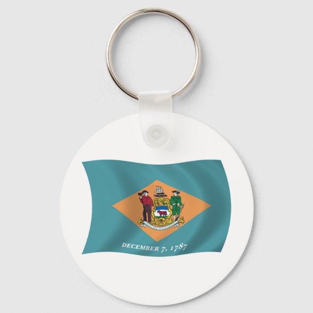 Llavero de la bandera de Delaware (Anverso)