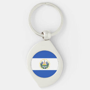 Llavero de la bandera de El Salvador