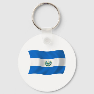 Llavero de la bandera de El Salvador