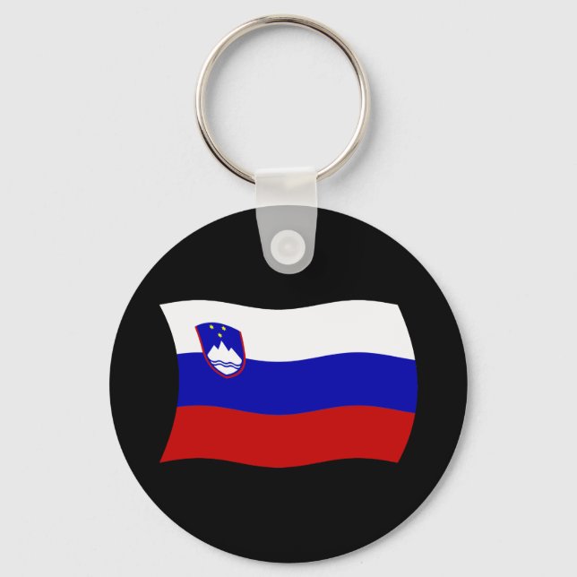 Llavero de la bandera de Eslovenia (Anverso)