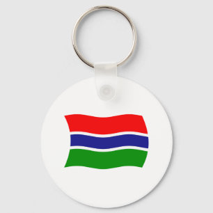 Llavero de la bandera de Gambia