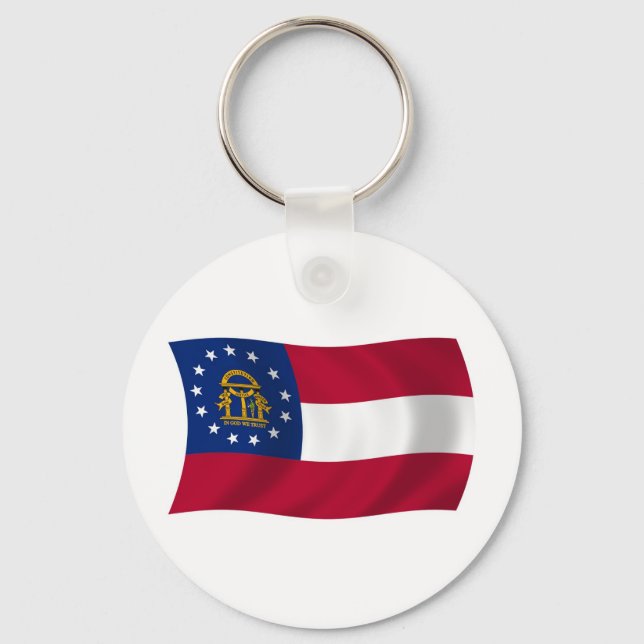 Llavero de la bandera de Georgia (Anverso)