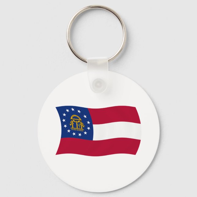 Llavero de la bandera de Georgia (Anverso)