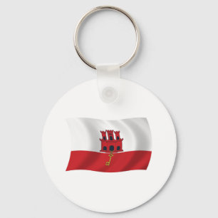 Llavero de la bandera de Gibraltar