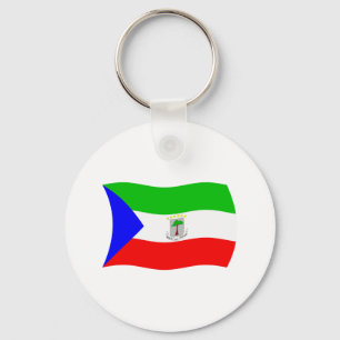 Llavero de la bandera de Guinea Ecuatorial