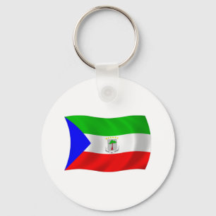 Llavero de la bandera de Guinea Ecuatorial