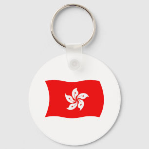 Llavero de la bandera de Hong Kong