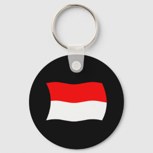Llavero de la bandera de Indonesia