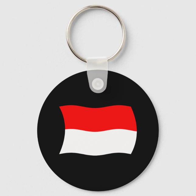 Llavero de la bandera de Indonesia (Anverso)