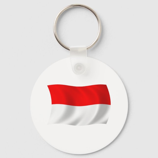 Llavero de la bandera de Indonesia (Anverso)