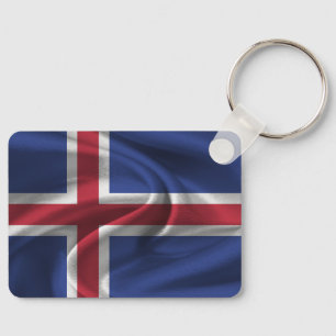 Llavero de la bandera de Islandia