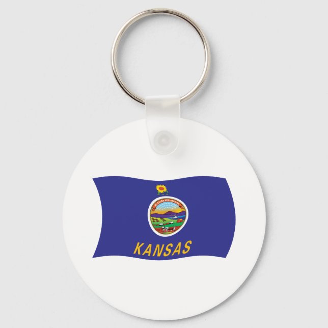 Llavero de la bandera de Kansas (Anverso)