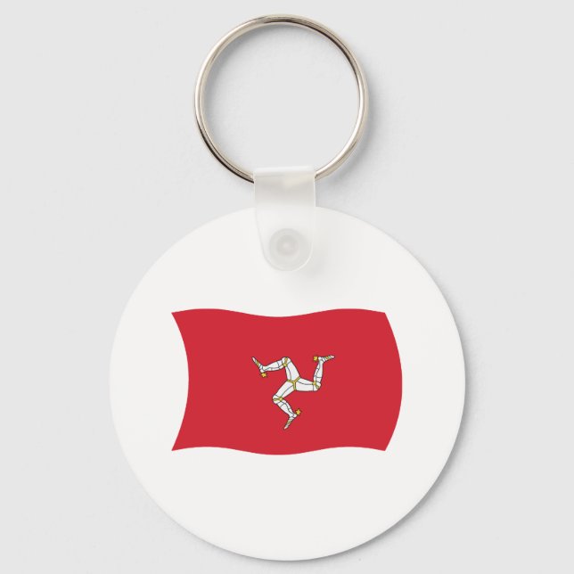 Llavero de la bandera de la Isla de Man (Anverso)