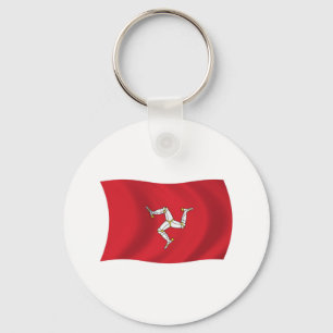 Llavero de la bandera de la Isla de Man