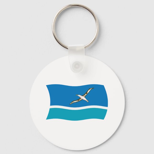 Llavero de la bandera de la Isla Midway (Anverso)
