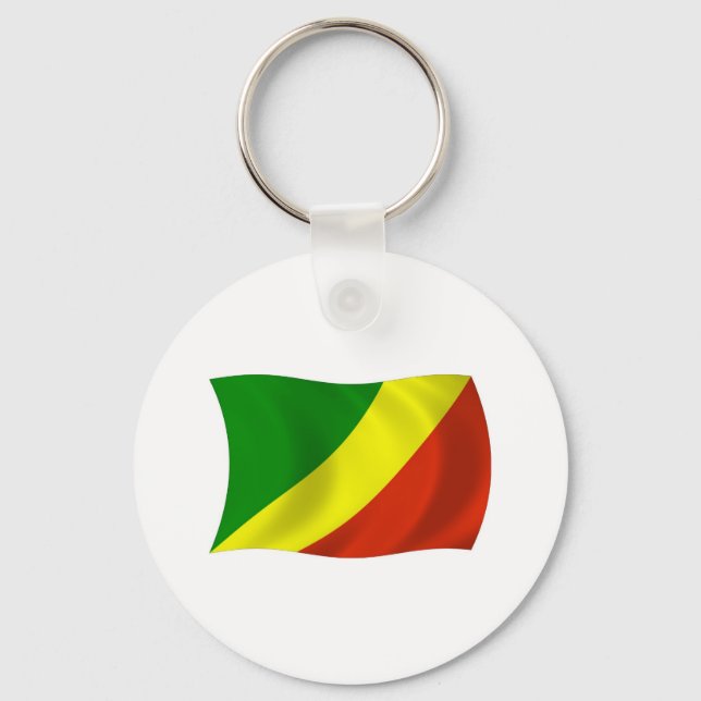 Llavero de la bandera de la República del Congo (Anverso)