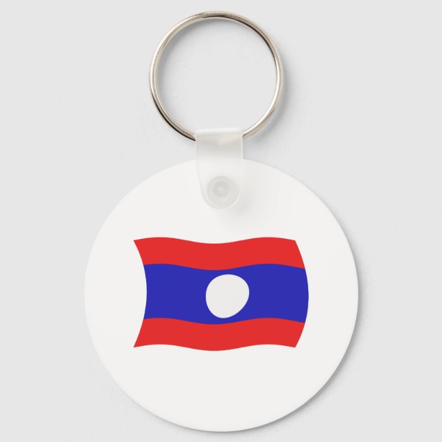 Llavero de la bandera de Laos (Anverso)