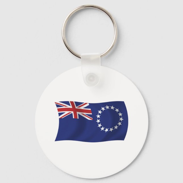 Llavero de la bandera de las Islas Cook (Anverso)
