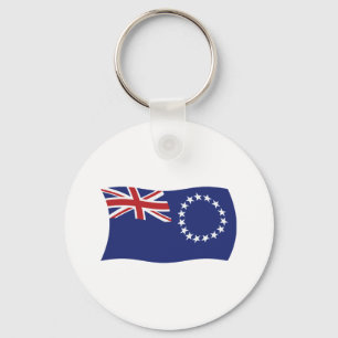 Llavero de la bandera de las Islas Cook