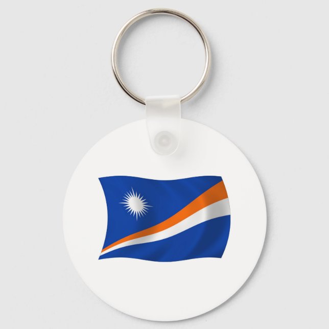 Llavero de la bandera de las Islas Marshall (Anverso)