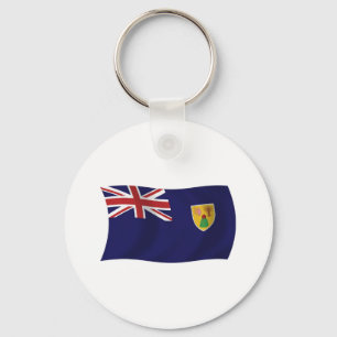 Llavero de la bandera de las Islas Turcas y Caicos