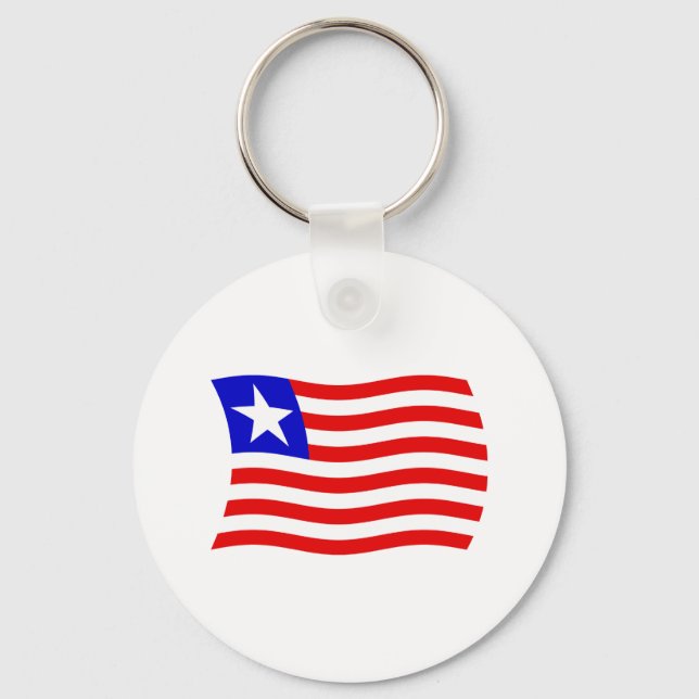 Llavero de la bandera de Liberia (Anverso)