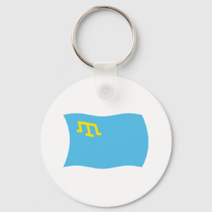 Llavero de la bandera de los tártaros de Crimea