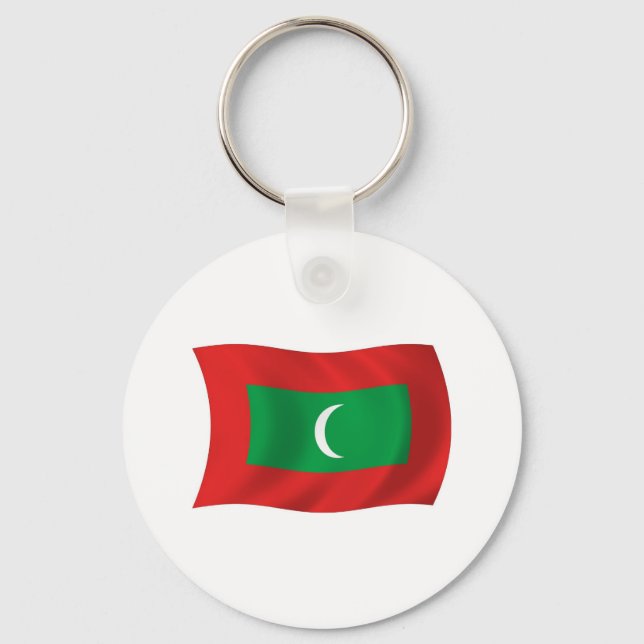 Llavero de la bandera de Maldivas (Anverso)