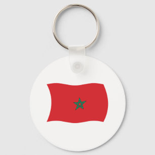 Llavero de la bandera de Marruecos