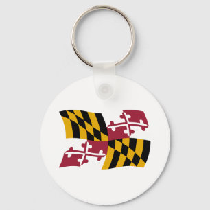 Llavero de la bandera de Maryland