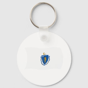 Llavero de la bandera de Massachusetts