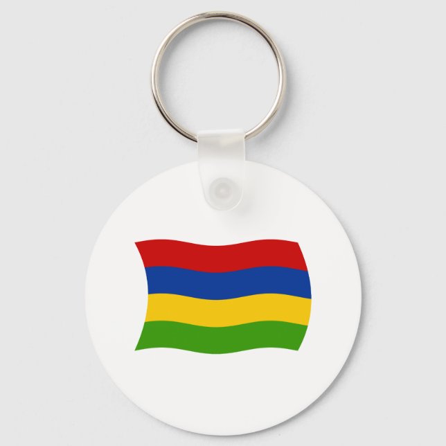 Llavero de la bandera de Mauricio (Anverso)