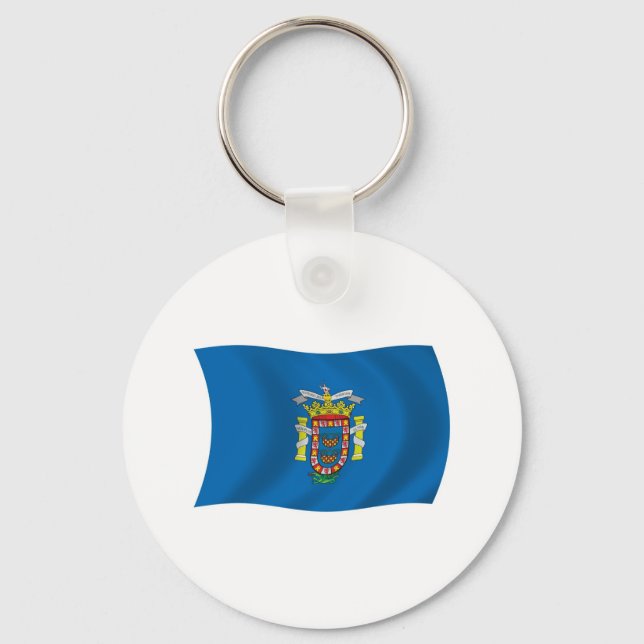 Llavero de la bandera de Melilla (Anverso)