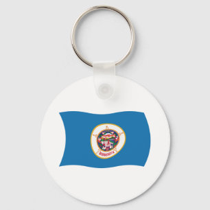 Llavero de la bandera de Minnesota
