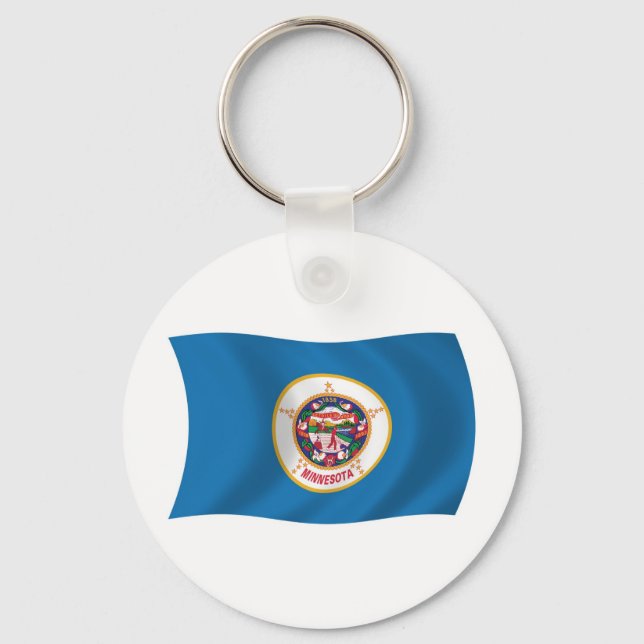 Llavero de la bandera de Minnesota (Anverso)