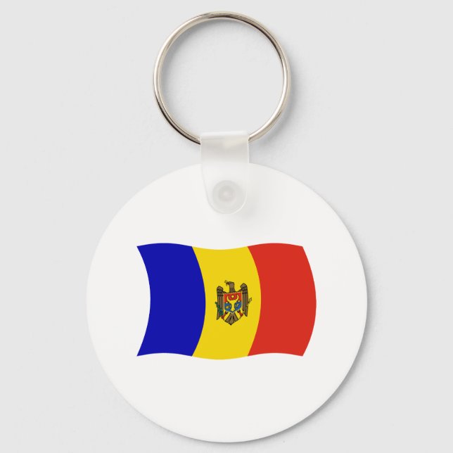 Llavero de la bandera de Moldavia (Anverso)