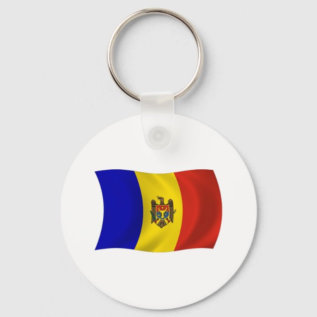 Llavero de la bandera de Moldavia (Anverso)