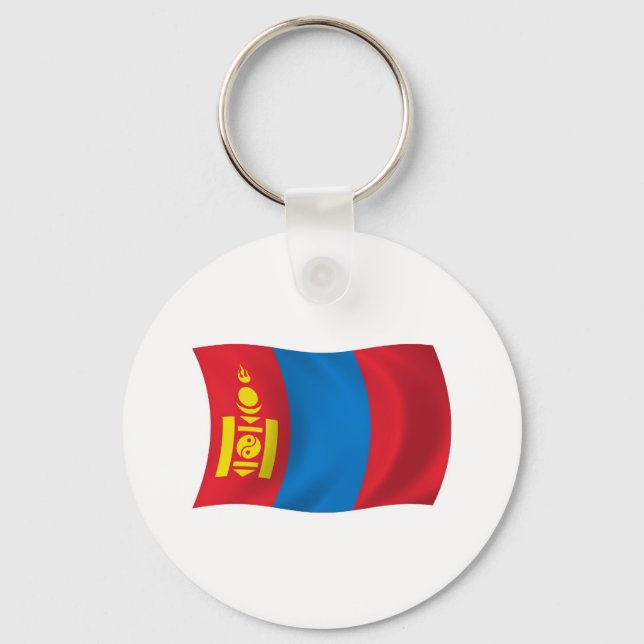 Llavero de la bandera de Mongolia (Anverso)