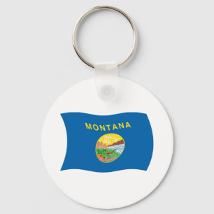 Llavero de la bandera de Montana