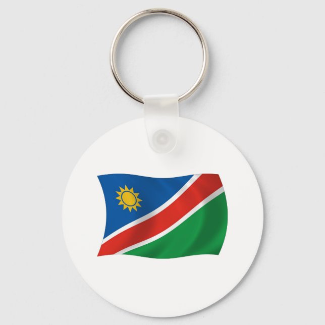 Llavero de la bandera de Namibia (Anverso)