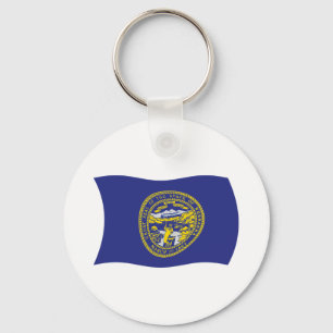 Llavero de la bandera de Nebraska
